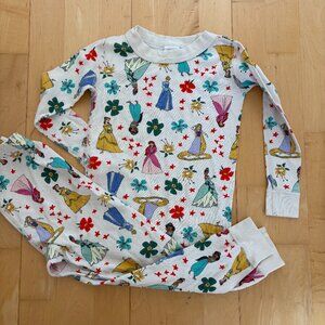 Hanna Andersson Disney Collection Princess Pajamas Size 4T 100% Organic Cotton